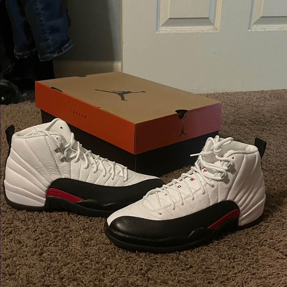 Jordan Black and Orange Shoe Box